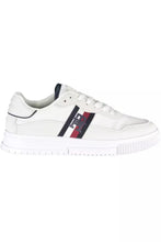 Load image into Gallery viewer, Tommy Hilfiger Sleek White Lace-Up Eco-Friendly Sneakers
