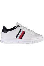 Load image into Gallery viewer, Tommy Hilfiger Elevated White Leather Sneakers with Logo
