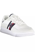 Load image into Gallery viewer, Tommy Hilfiger Sleek White Lace-Up Eco-Friendly Sneakers
