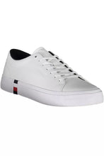 Load image into Gallery viewer, Tommy Hilfiger Eco-Chic White Sneakers with Contrasting Accents
