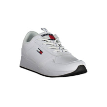 Load image into Gallery viewer, Tommy Hilfiger Sleek White Lace-Up Sneakers with Contrast Detail
