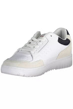 Load image into Gallery viewer, Tommy Hilfiger Sleek White Lace-Up Sneakers with Logo Detail
