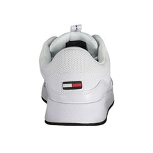 Load image into Gallery viewer, Tommy Hilfiger Sleek White Lace-Up Sneakers with Contrast Detail
