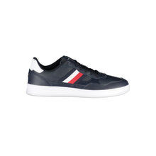 Load image into Gallery viewer, Tommy Hilfiger Sleek Blue Lace-up Sneakers with Logo Detailing
