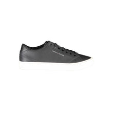 Load image into Gallery viewer, Tommy Hilfiger Sleek Black Lace-Up Eco-Conscious Sneakers
