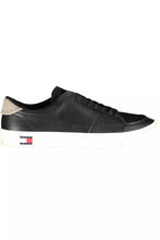 Load image into Gallery viewer, Tommy Hilfiger Eco-Conscious Sleek Sneakers in Black
