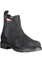 Load image into Gallery viewer, Tommy Hilfiger Chic Blue Ankle Boots with Logo Accent
