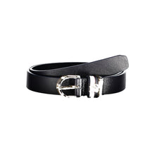 Load image into Gallery viewer, Tommy Hilfiger Elegant Blue Leather Belt with Metal Buckle
