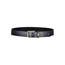 Load image into Gallery viewer, Tommy Hilfiger Elegant Blue Leather Belt with Metal Buckle
