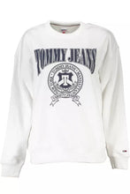 Load image into Gallery viewer, Tommy Hilfiger Elegant White Fleece Crew Neck Sweater
