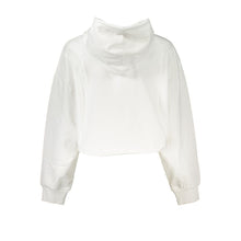 Load image into Gallery viewer, Tommy Hilfiger Chic White Hooded Sweatshirt with Logo Detail
