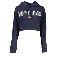 Load image into Gallery viewer, Tommy Hilfiger Chic Blue Hooded SweatShirt with Embroidery
