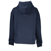 Load image into Gallery viewer, Tommy Hilfiger Chic Blue Hooded Sweatshirt with Logo Detail
