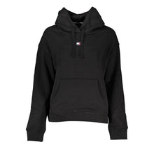 Load image into Gallery viewer, Tommy Hilfiger Sleek Black Hooded Sweatshirt
