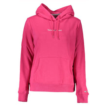 Load image into Gallery viewer, Tommy Hilfiger Chic Pink Hooded Sweatshirt with Logo Detail
