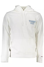 Load image into Gallery viewer, Tommy Hilfiger Chic White Hooded Sweatshirt with Statement Logo
