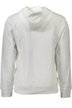 Load image into Gallery viewer, Tommy Hilfiger Chic White Hooded Sweatshirt with Logo Embroidery
