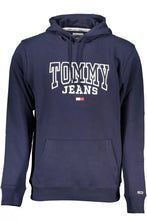 Load image into Gallery viewer, Tommy Hilfiger Classic Blue Hooded Cotton Sweatshirt
