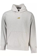 Load image into Gallery viewer, Tommy Hilfiger Chic Gray Hooded Sweatshirt with Signature Embroidery
