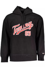 Load image into Gallery viewer, Tommy Hilfiger Elegant Black Hooded Sweatshirt
