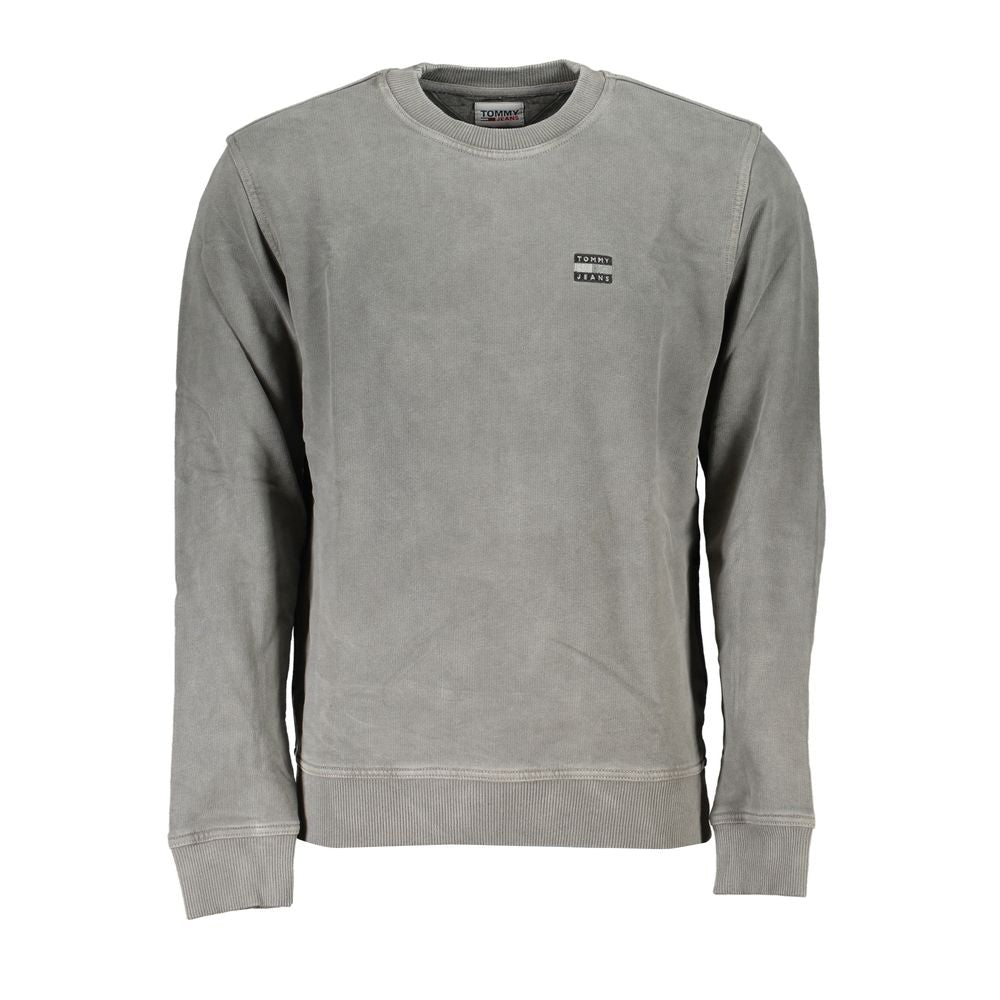 Tommy Hilfiger Black Cotton Crew Neck Sweater