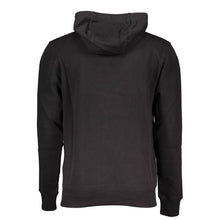 Load image into Gallery viewer, Tommy Hilfiger Sleek Black Cotton Hooded Sweatshirt
