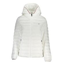 Load image into Gallery viewer, Tommy Hilfiger Chic White Water-Repellent Jacket with Hood
