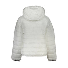 Load image into Gallery viewer, Tommy Hilfiger Elegant White Hooded Jacket with Contrast Details
