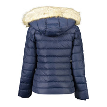 Load image into Gallery viewer, Tommy Hilfiger Eco-Conscious Blue Chic Jacket with Detachable Hood
