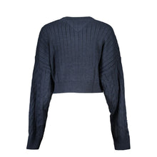 Load image into Gallery viewer, Tommy Hilfiger Chic Blue Crew Neck Sweater with Contrast Details
