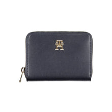 Load image into Gallery viewer, Tommy Hilfiger Elegant Blue Polyethylene Wallet for Women
