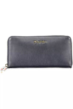 Load image into Gallery viewer, Tommy Hilfiger Elegant Blue Leather Wallet with Multiple Compartments

