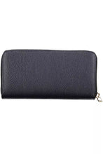 Load image into Gallery viewer, Tommy Hilfiger Elegant Blue Polyethylene Wallet with Logo Detail
