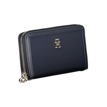 Load image into Gallery viewer, Tommy Hilfiger Chic Sustainable Blue Wallet with Secure Zip
