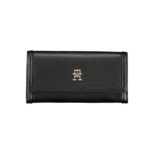 Load image into Gallery viewer, Tommy Hilfiger Elegant Black Dual-Compartment Wallet
