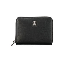 Load image into Gallery viewer, Tommy Hilfiger Elegant Black Polyethylene Wallet
