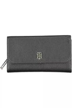 Load image into Gallery viewer, Tommy Hilfiger Elegant Black Polyethylene Wallet
