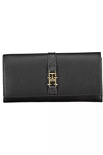 Load image into Gallery viewer, Tommy Hilfiger Elegant Black Contrast Detail Wallet
