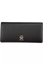 Load image into Gallery viewer, Tommy Hilfiger Elegant Black Zip Wallet with Secure Closure
