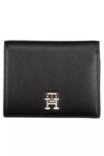 Load image into Gallery viewer, Tommy Hilfiger Sleek Black Polyethylene Wallet with Secure Closure
