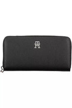 Load image into Gallery viewer, Tommy Hilfiger Elegant Black Wallet with Chic Compartments
