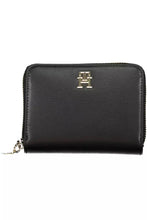 Load image into Gallery viewer, Tommy Hilfiger Elegant Black Polyethylene Wallet
