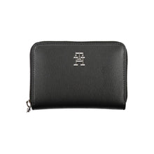 Load image into Gallery viewer, Tommy Hilfiger Elegant Black Zip Wallet with Multiple Compartments
