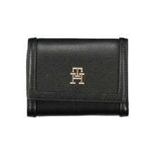 Load image into Gallery viewer, Tommy Hilfiger Sleek Black Double-Spaced Wallet with Logo
