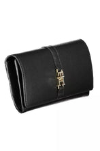 Load image into Gallery viewer, Tommy Hilfiger Elegant Black Contrast Detail Wallet
