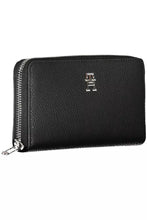 Load image into Gallery viewer, Tommy Hilfiger Elegant Black Wallet with Chic Compartments
