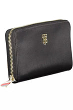 Load image into Gallery viewer, Tommy Hilfiger Sleek Black Nylon Compact Wallet
