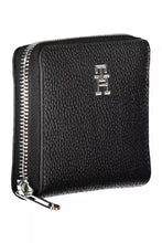 Load image into Gallery viewer, Tommy Hilfiger Elegant Black Polyethylene Zip Wallet
