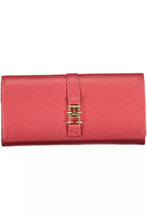 Load image into Gallery viewer, Tommy Hilfiger Chic Pink Polyethylene Wallet with Contrasting Details
