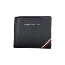 Load image into Gallery viewer, Tommy Hilfiger Classic Blue Leather Dual-Card Wallet
